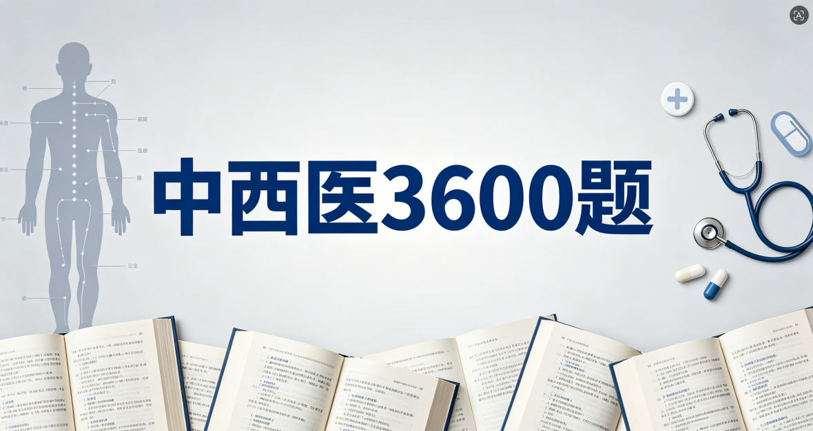 2026中西医3600题（赠课）